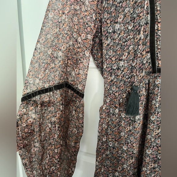 Lucky Brand Bohemian Floral Tiered Maxi Dress - Picture 9 of 9